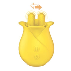 CLIT-TASTIC TULIP FINGER MASSAGER-YELLOW