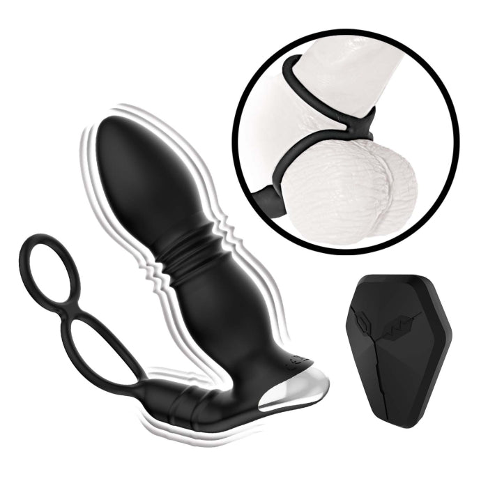 ASS-SATION REMOTE THRUSTING POWER PLUG-BLACK