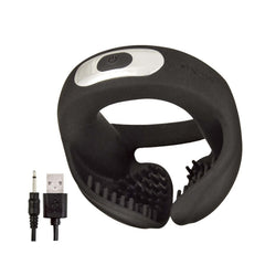 COCKPOWER SCROTUM HUGGER COCK RING-BLACK