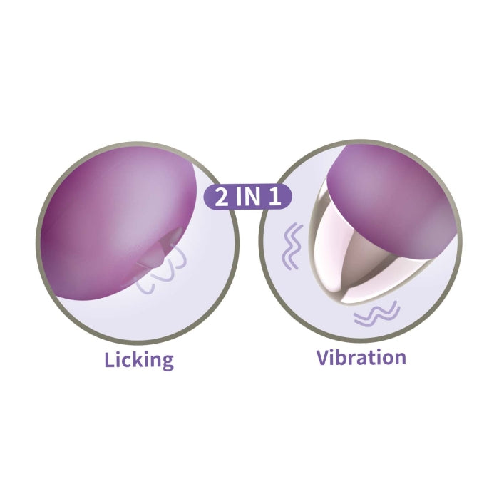 CLIT-TASTIC INTENSE DUAL MASSAGER-LAVENDER