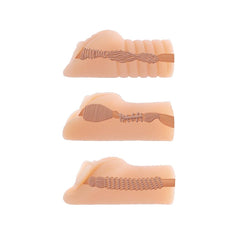 ALWAYS HORNY MASTURBATORS 3 PACK POCKET SIZE STROKERS-WHITE