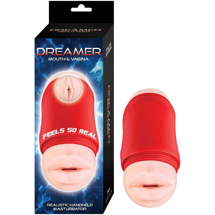 DELITE TWO WAYS MOUTH & VAGINA-WHTE
