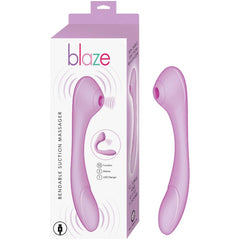 BLAZE BENDABLE SUCTION MASSAGER-LAVENDER