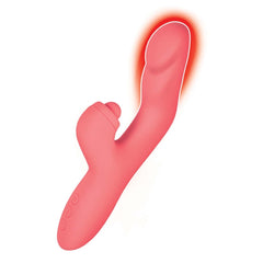 GODDESS HEAT UP TAPPING MASSAGER-CORAL