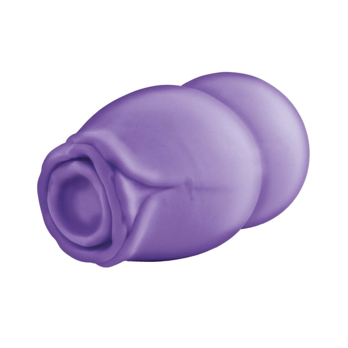DELITE HEATED ROSE MASTURBATOR-PURPLE