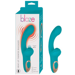 BLAZE HEAT-UP THUMPER MASSAGER - AQUA