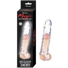 MAGIC PENIS EXTENDER & BALL STRAP 6.5? - CLEAR