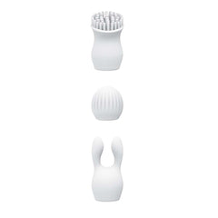 CLIT-TASTIC AROUSING CLIT TEASER W/ATTACHMENTS - WHITE