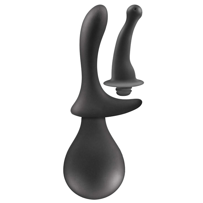 EZ-IN DUAL PLEASURE DOUCHE - BLACK