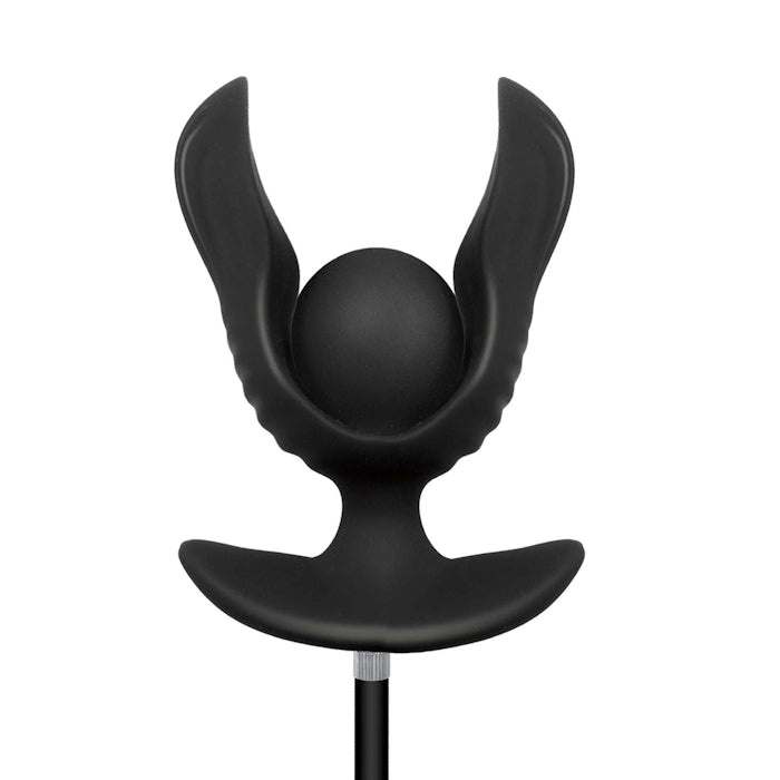 ATOMIC VIBRATING INFLATABLE PLUG - BLACK