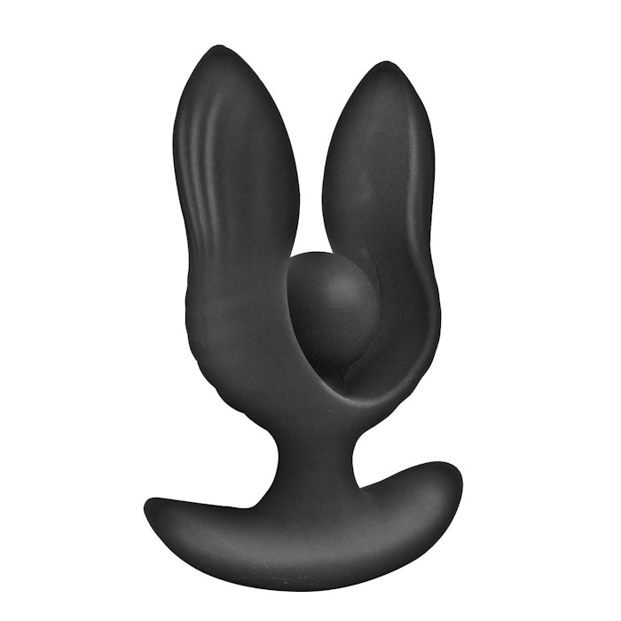 ATOMIC VIBRATING INFLATABLE PLUG - BLACK
