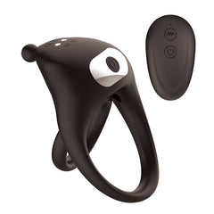 COCKPOWER REMOTE CONTROL PLEASURE RING - BLACK
