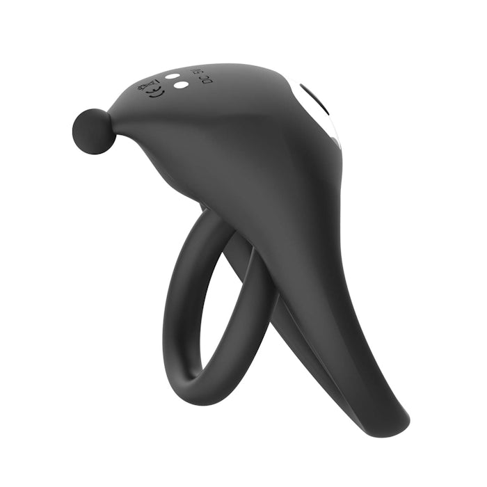 COCKPOWER REMOTE CONTROL PLEASURE RING - BLACK