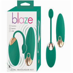 BLAZE DUAL MASSAGER KIT - GREEN