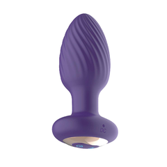THE ROYALE ROTATING ANAL PLUG - PURPLE