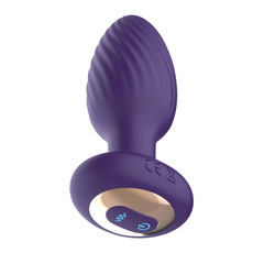 THE ROYALE ROTATING ANAL PLUG - PURPLE