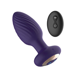 THE ROYALE ROTATING ANAL PLUG - PURPLE