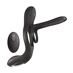 ENHANCER VIBRATING LOVERS RING - BLACK