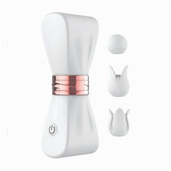 GOLD GLAM TRI-TIP VIBE - WHITE
