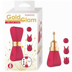 GOLD GLAM TRI-TIP VIBE - RED