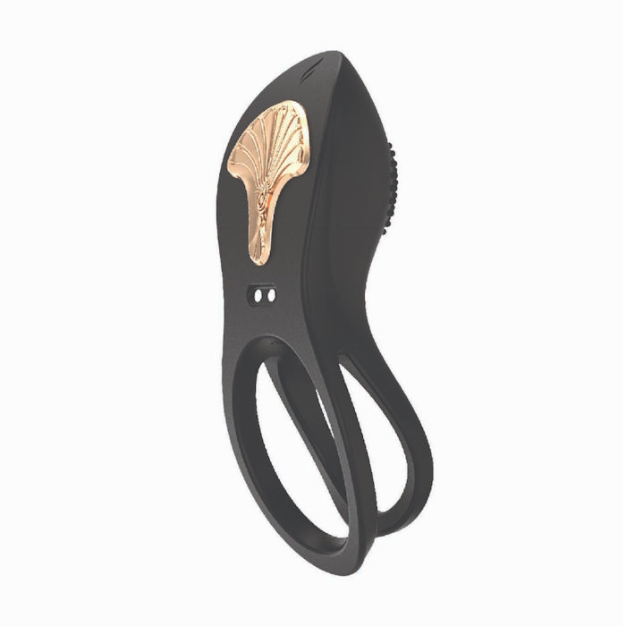 GOLD GLAM COCKRING - BLACK