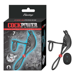 COCKPOWER REMOTE CONTROL COCKRING & BALL CINCH - BLACK