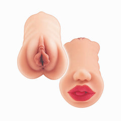 ALWAYS HORNY MASTURBATOR DOUBLE SIDED STROKER - WHITE