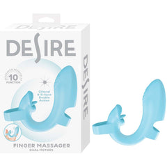 DESIRE FINGER MASSAGER BLUE