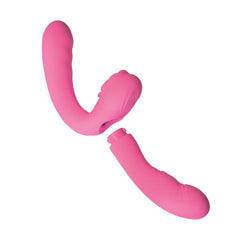 DESIRE 2 PIECE DUAL VIBRATOR PINK