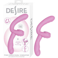 DESIRE 2 PIECE DUAL VIBRATOR LAVENDER