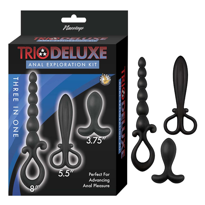 TRIO DELUXE ANAL EXPLORATION - BLACK