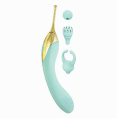 GOLD GLAM TRI - TIP VIBE - AQUA