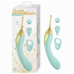GOLD GLAM TRI - TIP VIBE - AQUA