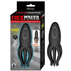COCKPOWER ELECTRIC OCTOPUS MASTURBATOR - BLACK