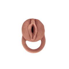 THE GREAT EXTENDER 2 IN 1 8" EXTENDER & MASTURBATOR BROWN