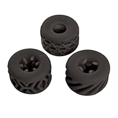 SUPER STRETCHY STROKER RINGS BLACK
