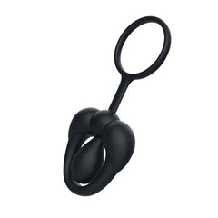 SILICONE TINGLE RING BLACK