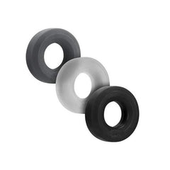 HUNKY JUNK STACKING BALLS COCK RINGS 3PC