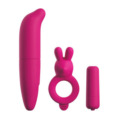 CLASSIX COUPLES VIBRATING STARTER KIT - PINK