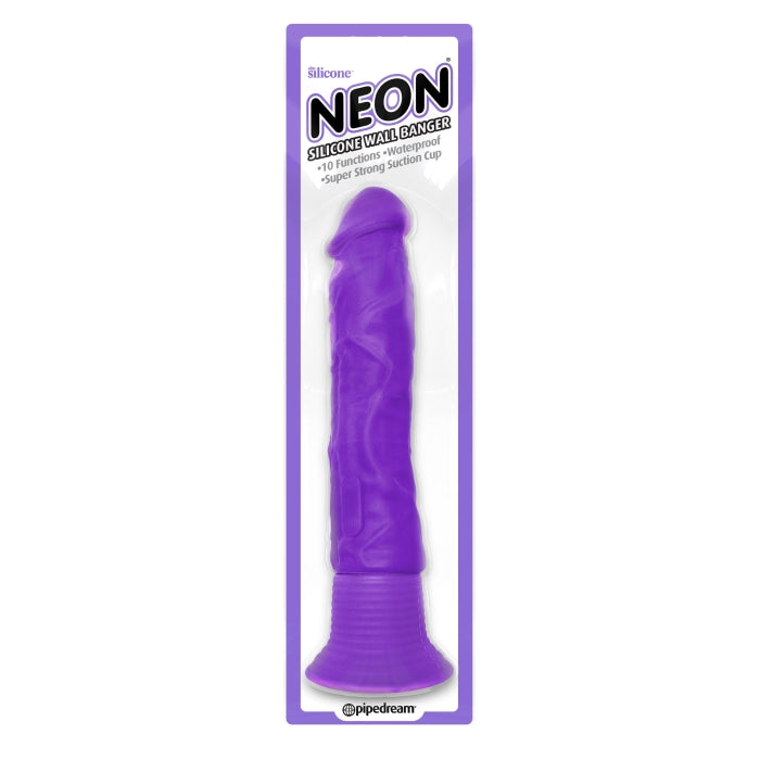 NEON SILICONE WALL BANGER - PURPLE