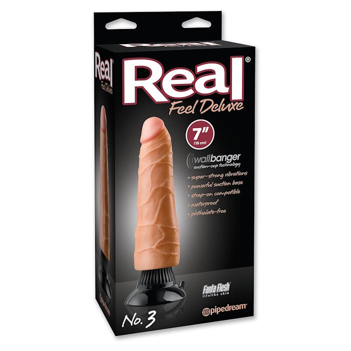 VIBE DILDO 7" LIGHT REAL FEEL DELUXE NO. 3