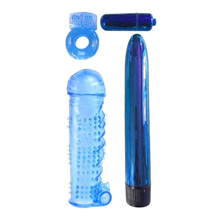 CLASSIX ULTIMATE PLEASURE COUPLES KIT - BLUE