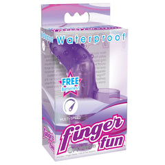 MASSAGER PURPLE WATERPROOF FINGER FUN