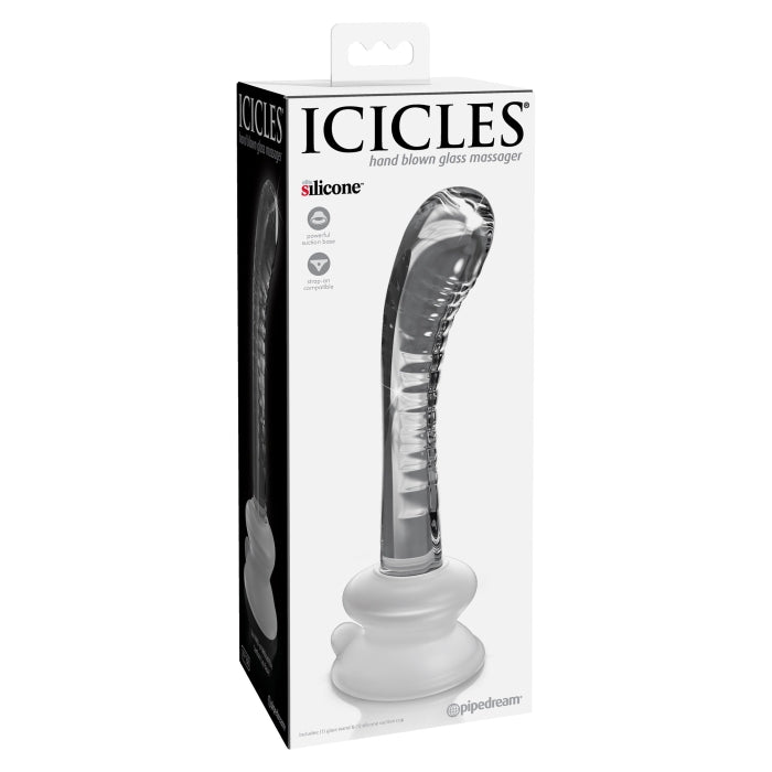 ICICLES NO 88 - WITH SILICONE SUCTION CUP - CLEAR 6"