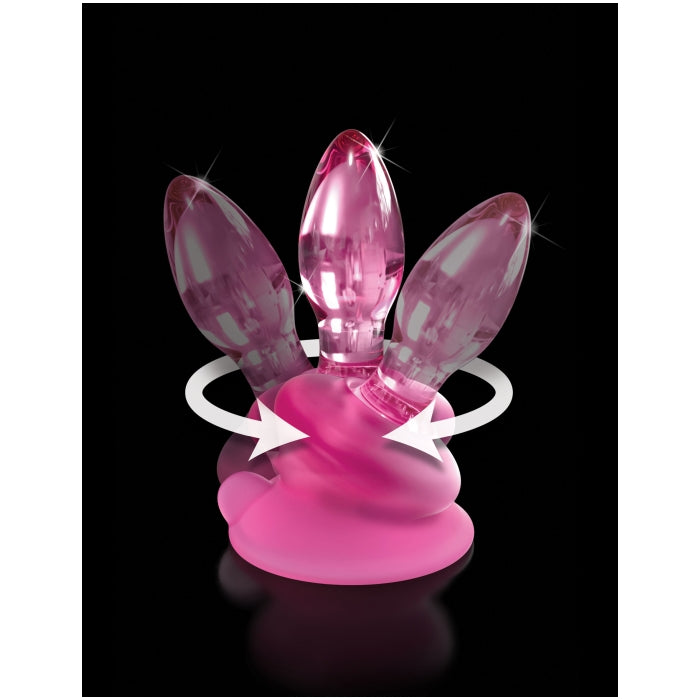 ICICLES NO. 90 - WITH SILICONE SUCTION CUP - PINK 3.5"