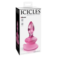 ICICLES NO. 90 - WITH SILICONE SUCTION CUP - PINK 3.5"