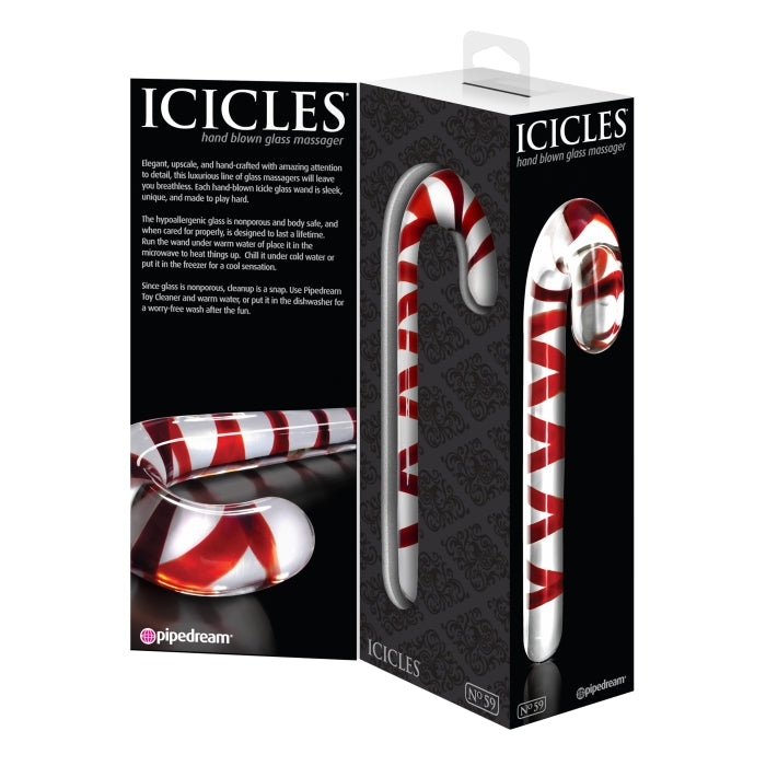 ICICLES NO 59 - CLEAR RED