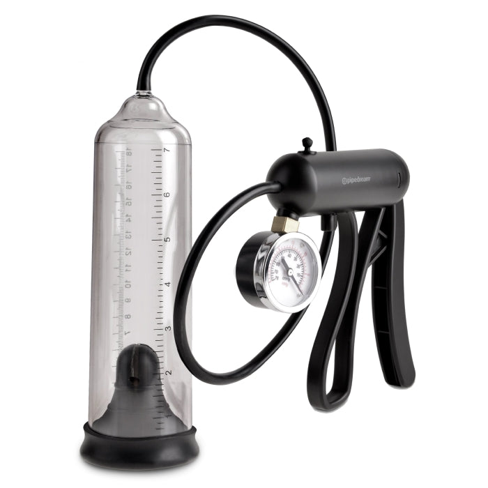 PUMP WORX PRO-GAUGE POWER PUMP - CLEAR BLACK