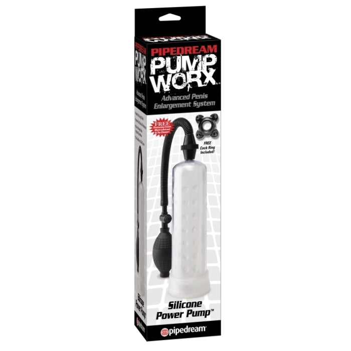 PUMP WORX - SILICONE POWER PUMP CLEAR
