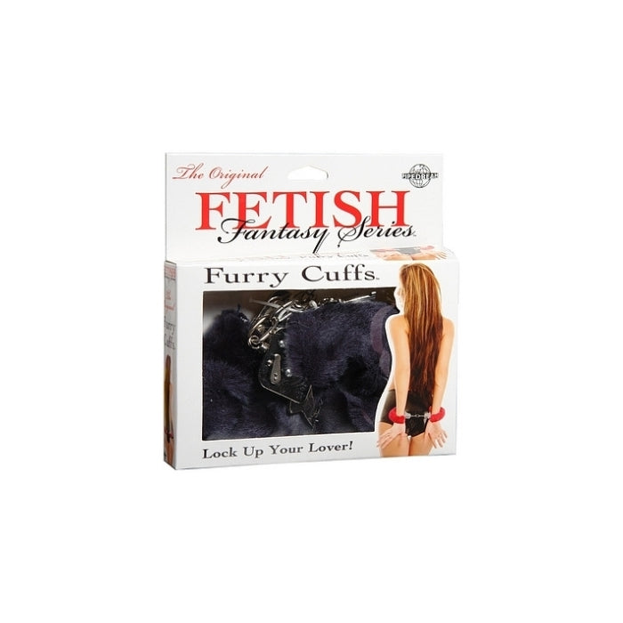 FURRY LOVE CUFFS BLACK